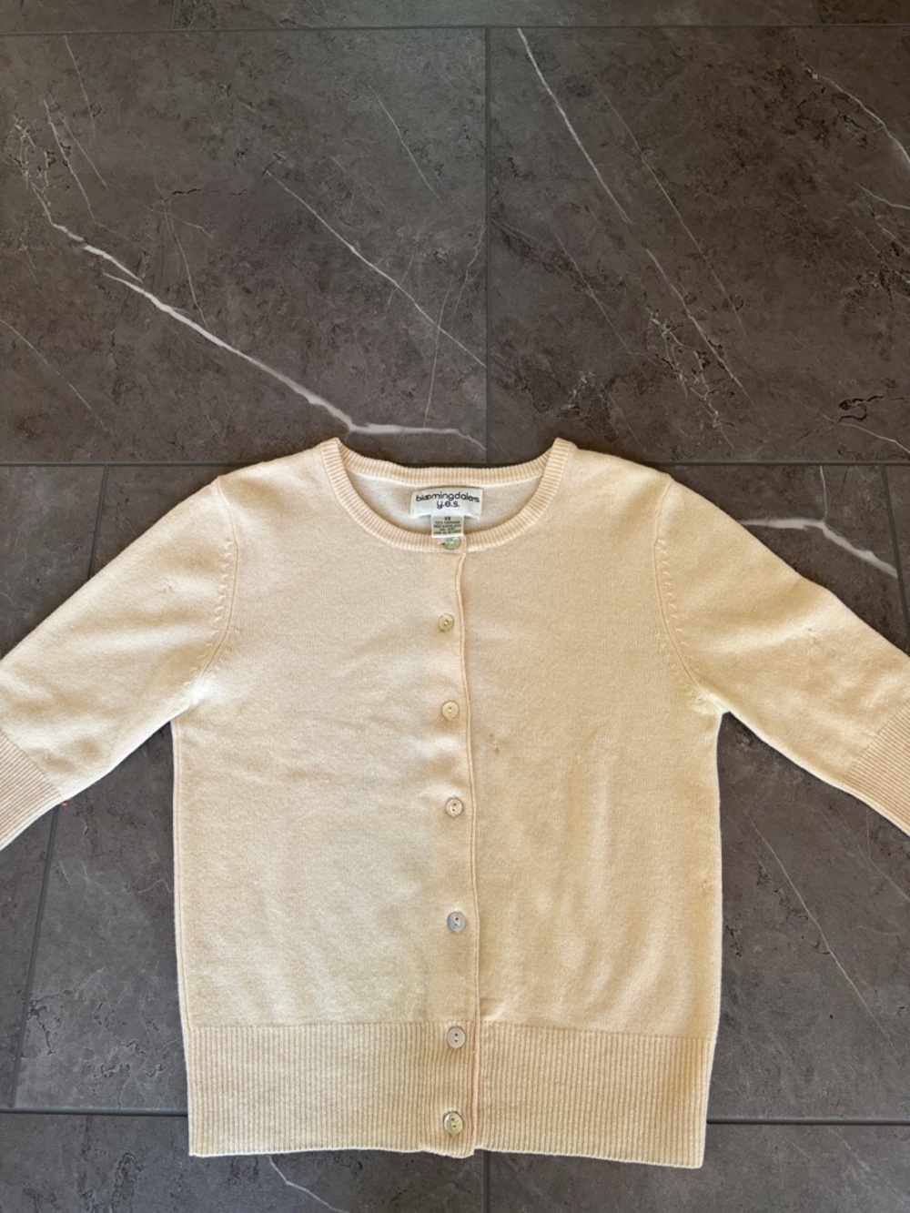 Vintage Cashmere Short Cardigan
